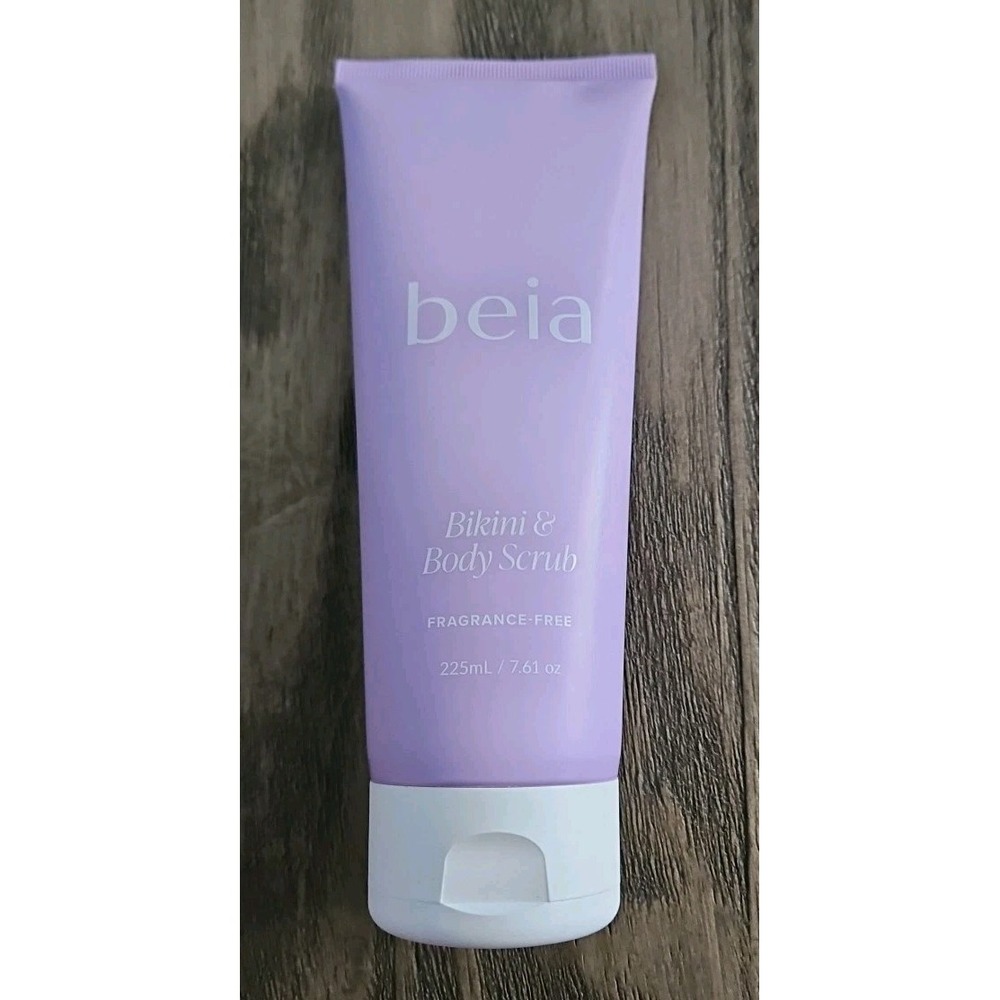 Beia Bikini & Body Scrub 225ML/7.61 oz Fragrance Free NEW